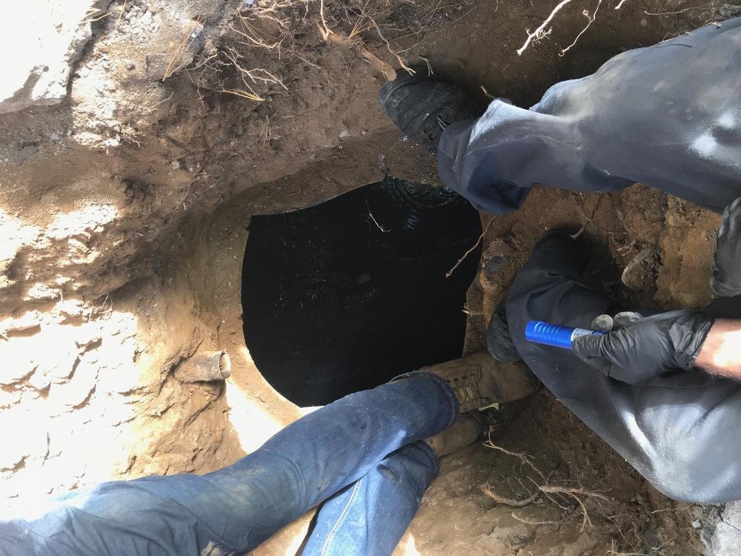 Inground buried oil tank exposed during service in Suffolk County